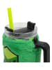 Stor Kubek termiczny "Minecraft" w kolorze czarno-zielonym - 920 ml