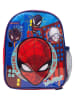 Stor Plecak "Spiderman" w kolorze niebiesko-czerwonym - 20,5 x 26 x 9,5 cm