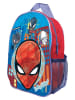 Stor Rucksack "Spiderman" in Rot/ Blau - (B)20,5 x (H)26 x (T)9,5 cm