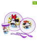 Stor 5tlg. Geschirr-Set "Minnie" in Lila