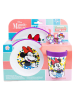 Stor 5tlg. Geschirr-Set "Minnie" in Lila