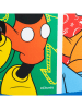 Stor 2tlg. Set: Lunchbox "Mickey" in Gelb/ Hellblau
