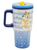 Stor Thermobecher "Bluey" in Hellblau - 640 ml