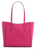 Michael Kors Skórzana torebka w kolorze różowym - 40 x 28 x 11 cm