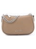 Michael Kors Leder-Henkeltasche in Beige - (B)20 x (H)12 x (T)7 cm