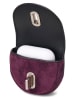 Marc Jacobs Skórzana torebka w kolorze fioletowym - 29,3 x 31 x 9 cm