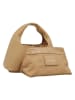 Marc Jacobs Leder-Henkeltasche in Beige - (H)14 cm