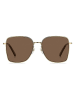 Marc Jacobs Dames zonnebril goudkleurig/bruin
