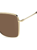 Marc Jacobs Damskie okulary przeciwsłoneczne w kolorze złoto-brązowym