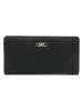 Michael Kors Skórzany portfel w kolorze czarnym - 19 x 10 cm