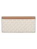 Michael Kors Skórzany portfel w kolorze kremowo-karmelowym - 19 x 10 x 3 cm