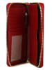Michael Kors Leren portemonnee rood - (B)18 x (H)10 x (D)2,5 cm