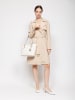 Michael Kors Skórzana torebka w kolorze kremowym - 38 x 25,5 x 12 cm