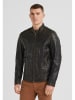 Milestone Leren jas "Arlington" zwart