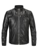 Milestone Lederjacke "Jumper" in Schwarz