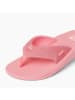 Reef Leder-Zehentrenner "Fanning" in Rosa