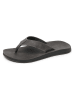 Reef Leren teenslippers "Ojai Classic" antraciet