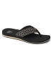 Reef Japonki "Reef Spring" w kolorze czarno-kremowym