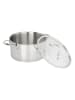 Sitram 2-delige set: roestvrijstalen kookpan ''Charleston'' - Ø 24 cm