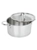 Sitram 2-delige set: roestvrijstalen kookpan ''Charleston'' - Ø 24 cm