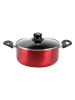 Sitram 2tlg. Set: Kochtopf ''Cherry'' in Rot - 4,5 l