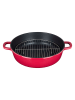 Sitram 5-delige set: braadpan rood/zwart