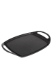 Sitram Płyta grillowa w kolorze czarnym - 36 x 22,5 cm