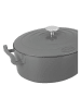Sitram 2-delige set: smoorpan "Sitrabella" grijs - 6,5 l
