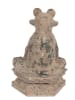 Clayre & Eef Decofiguur "Kikker" beige - (B)27 x (H)37 x (D)17 cm