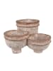Clayre & Eef Bloempot beige - (B)27 x (H)29 x (D)17 cm