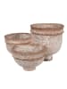 Clayre & Eef Bloempot beige - (B)27 x (H)29 x (D)17 cm