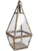 Clayre & Eef Lampion w kolorze jasnobrązowym - 19 x 45 x 19 cm