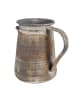 Clayre & Eef Dekokanne in Grau - (H)16 cm
