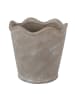 Clayre & Eef Doniczka w kolorze szarym - wys. 18 x Ø 19 cm
