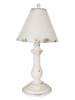Clayre & Eef Lampa stołowa w kolorze białym - wys. 55 x Ø 26 cm