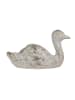 Clayre & Eef Decofiguur "Eend" wit - (B)15 x (H)9 x (D)5 cm
