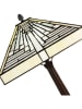 Clayre & Eef Tischleuchte "Tiffany" in Weiß - (B)31 x (H)48 x (T)31 cm