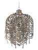 Clayre & Eef Lampa wisząca w kolorze szarym - wys. 66 x Ø 49 cm