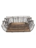 Clayre & Eef 3-delige set: manden beige/grijs