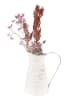 Clayre & Eef Dzbanek dekoracyjny w kolorze biało-beżowym - wys. 24 cm