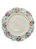 Clayre & Eef Dinerbord crème/lichtblauw/lichtroze - Ø 28 cm