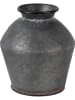 Clayre & Eef Deko-Vase in Grau - (H)24 x Ø 26 cm