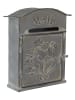Clayre & Eef Briefkasten in Anthrazit - (B)26 (H)31 x (T)10 cm