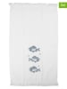 Clayre & Eef 2-delige set: gastendoeken wit - (L)66 x (B)40 cm