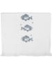 Clayre & Eef 2er-Set: Gästehandtücher in Weiß - (L)66 x (B)40 cm