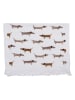 Clayre & Eef 2-delige set: gastendoeken wit - (L)66 x (B)40 cm