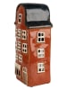Clayre & Eef Windlicht "Huis" bruin - (B)12 x (H)25 x (D)9 cm