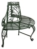 Clayre & Eef Tuinbank groen - (B)167 x (H)102 x (D)84 cm