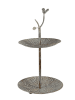 Clayre & Eef Etagere in Grün - (H)48 x Ø 26 cm