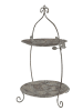 Clayre & Eef Etagere in Grün - (B)34 x (H)50 x (T)32 cm